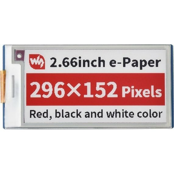 Waveshare Wyświetlacz E-paper E-Ink - 2
